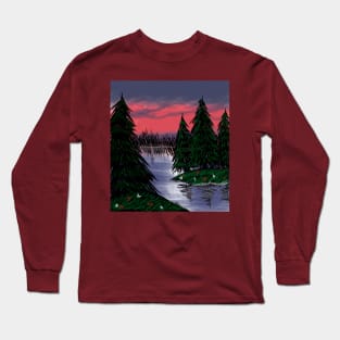 A Tribute to Bob Ross Long Sleeve T-Shirt